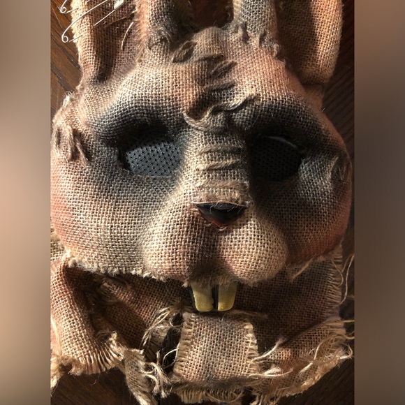 Burlap Rabbit scary Mask. - Picture 2 of 13
